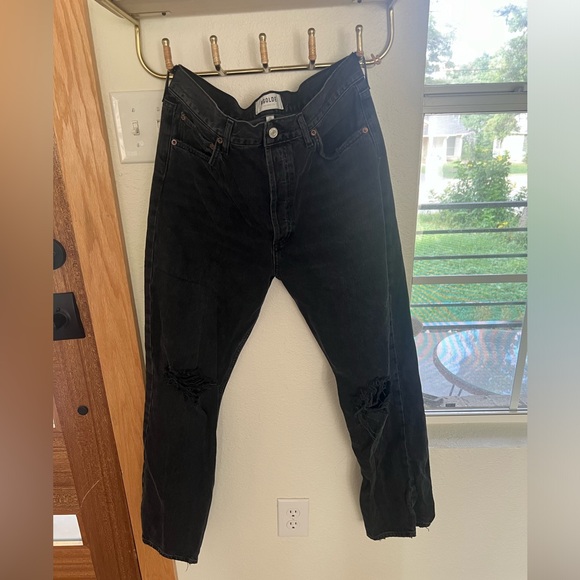 AGOLDE Cherie High Rise Straight Jeans - Picture 3 of 3